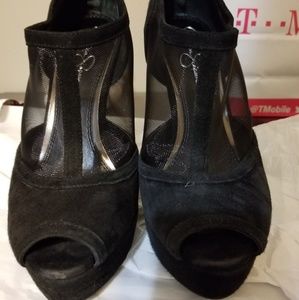 Jessica Simpson Mesh pumps